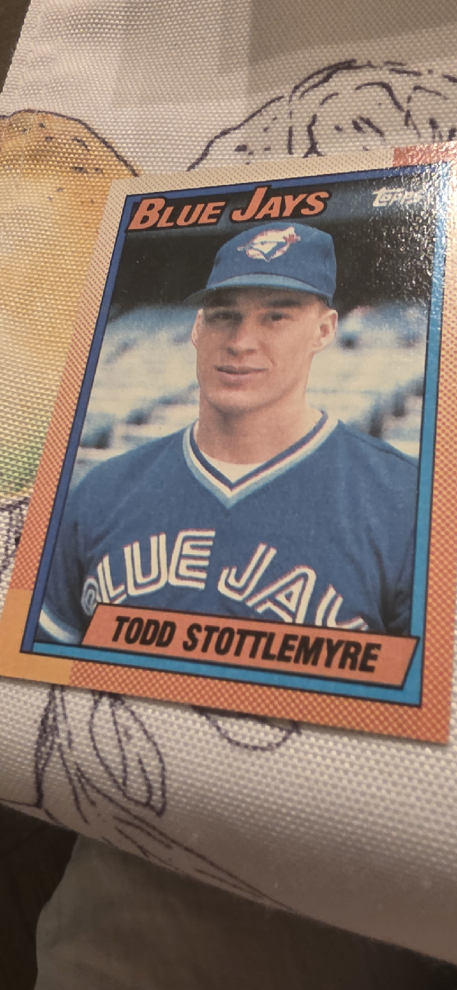 Todd Stottlemyre Blue Jays Baseball Card - photo 3