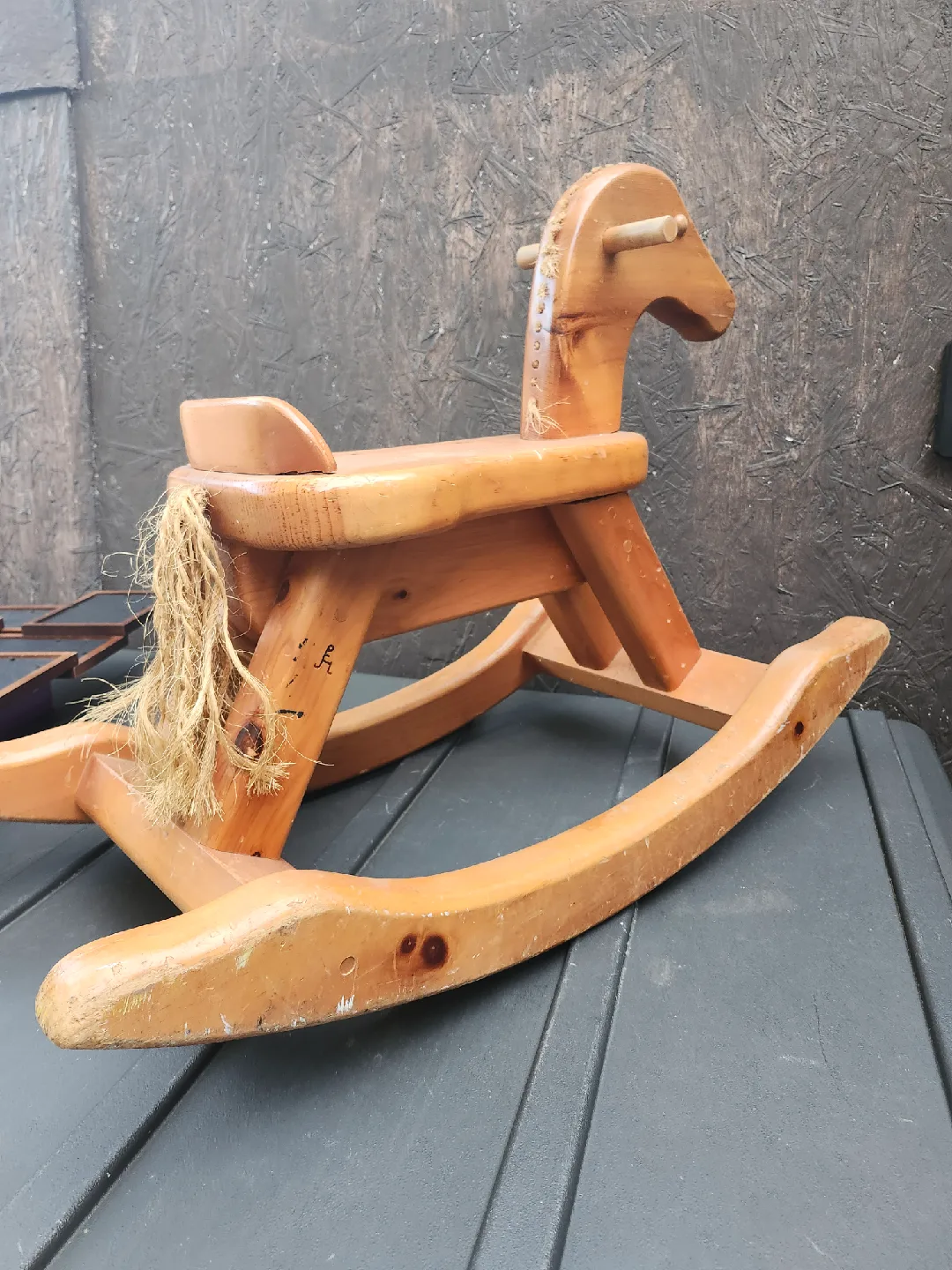 Vintage Wooden Rocking Horse image indicator(2)