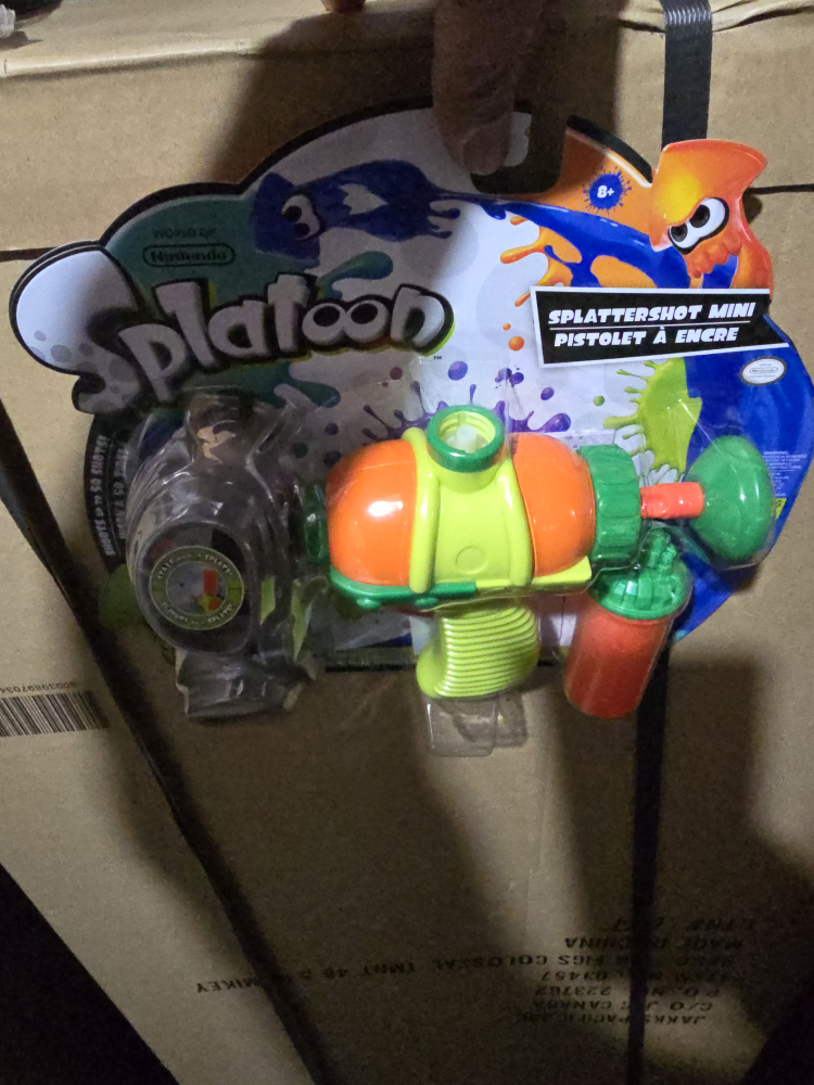 New Nintendo Splatoon Splattershot Mini Water Blaster