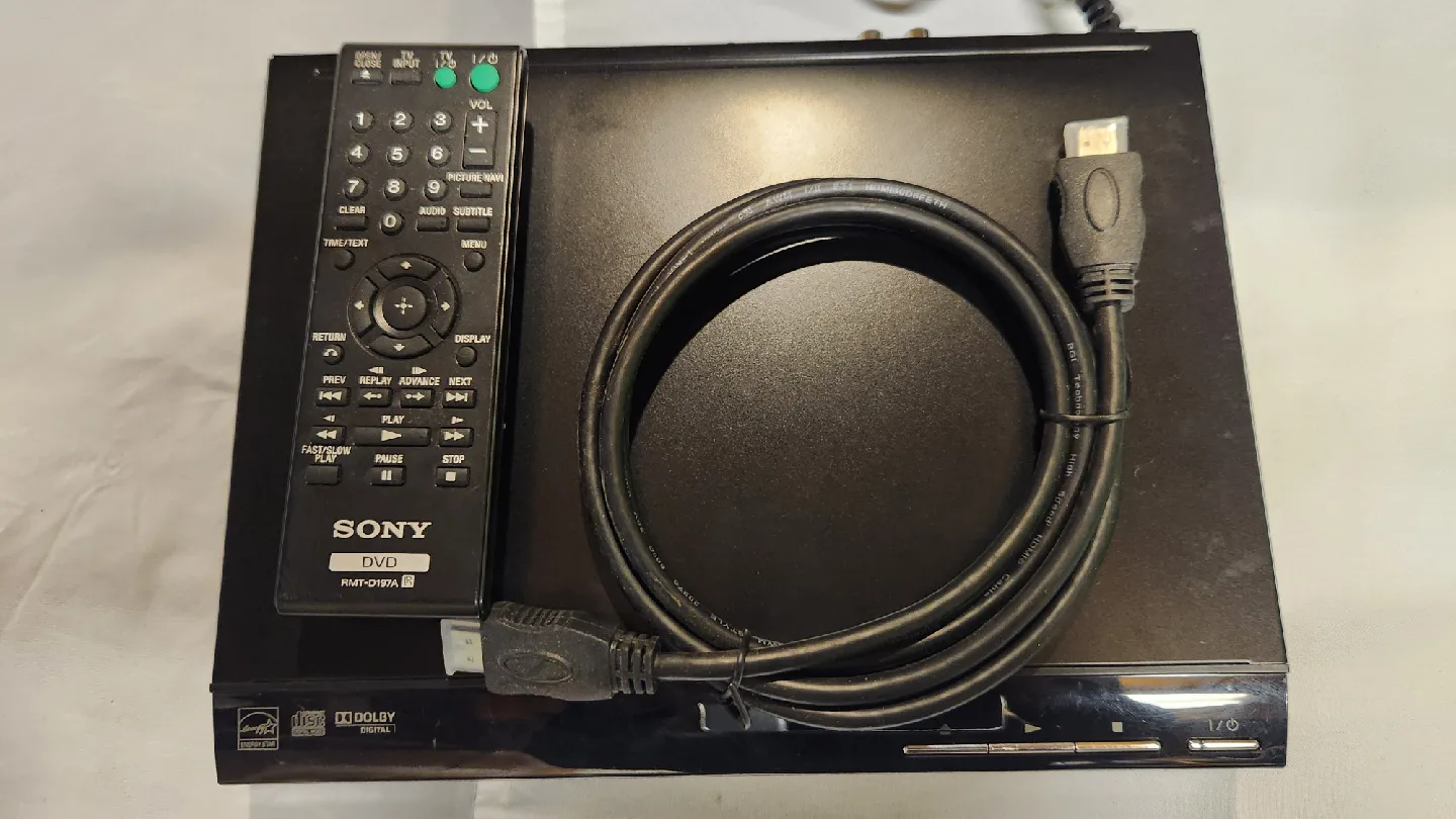 Sony DVD Player DVP-SR610H with Remote & HDMI Cable image indicator(3)