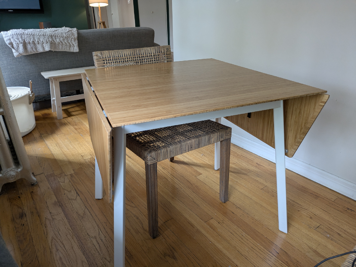 Bamboo Drop-leaf table