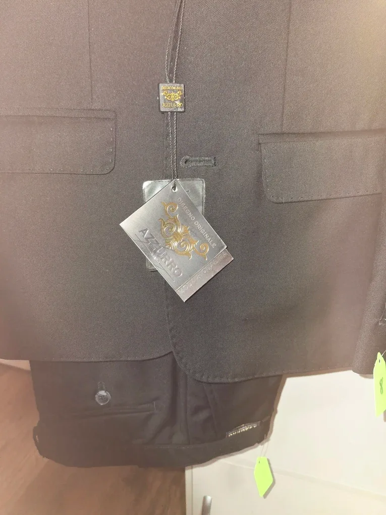 Boy's Size 8 - Azzurro Black Suit - Brand New with Tags image indicator(2)