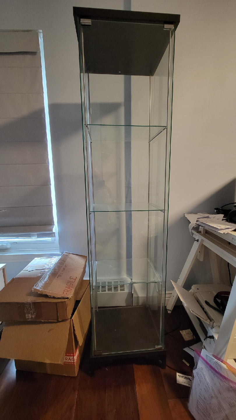 IKEA Detolf Glass Display Cabinet