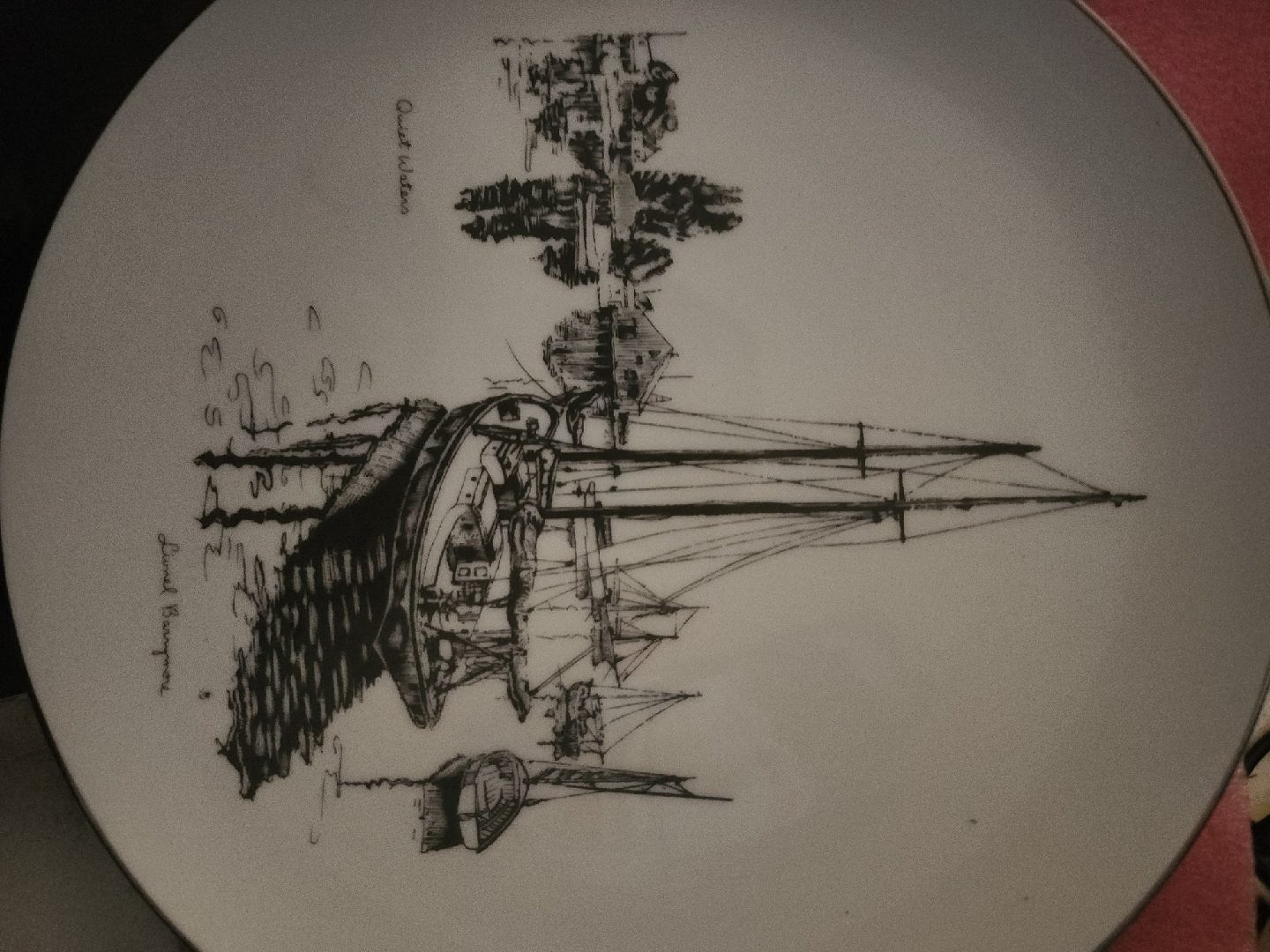 Gorham Limited Edition "Quiet Waters" Plate - photo 2