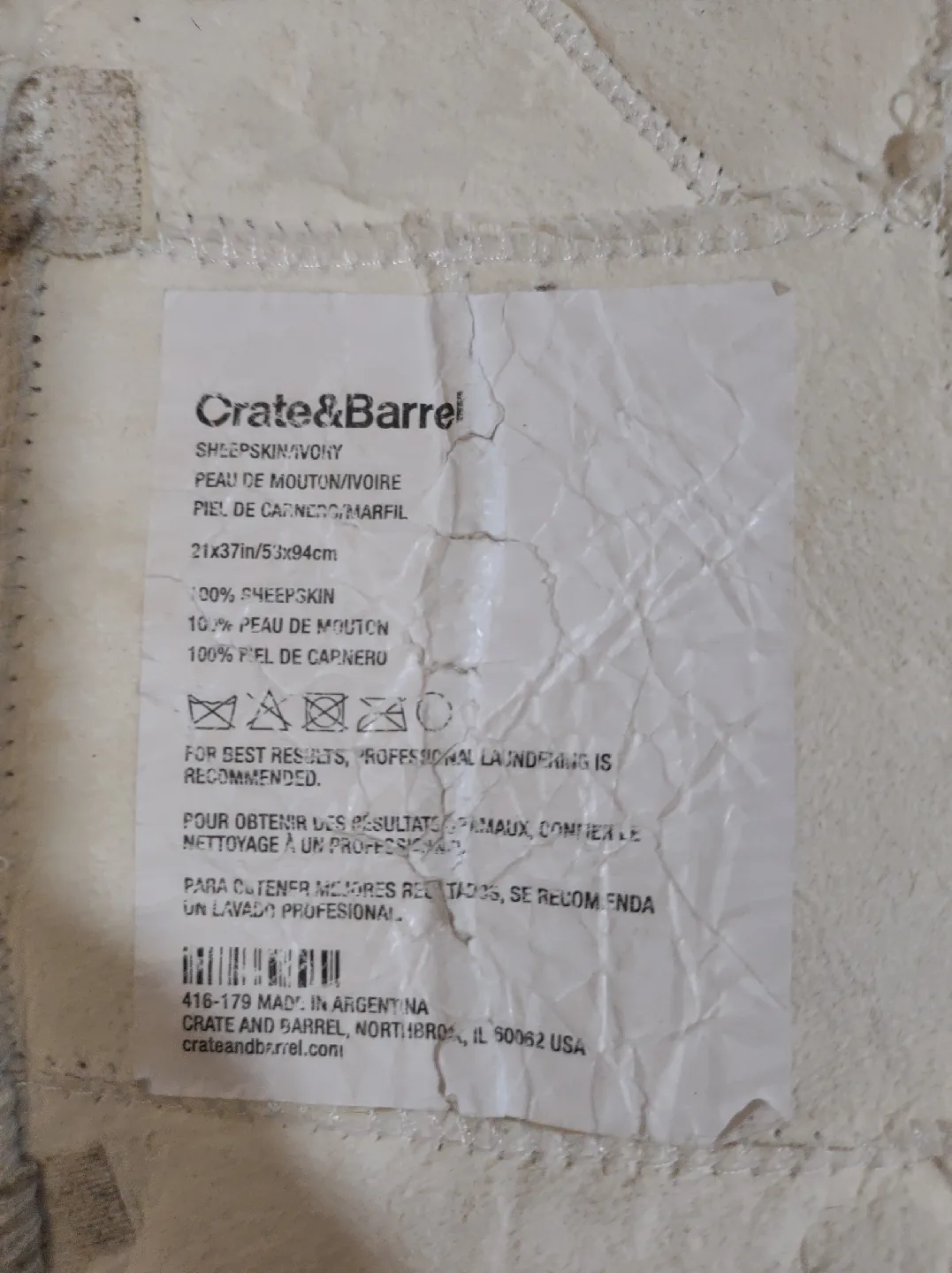 IKEA Cat rattan house with Sheepskin rug image indicator(7)