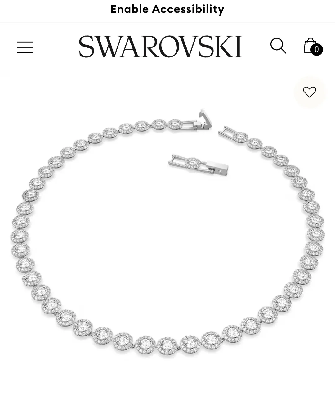 Swarovski Tennis Necklace image indicator(4)