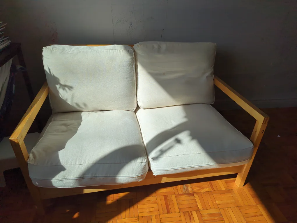 IKEA Loveseat Sofa - White image indicator(2)