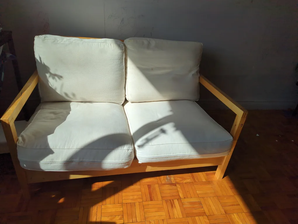 IKEA Loveseat Sofa - White image indicator(3)