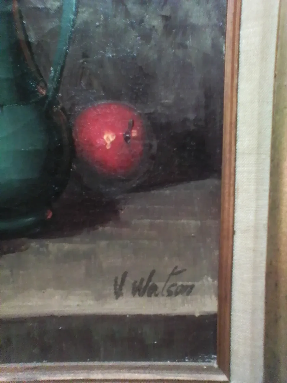 Vintage V. Watson Still Life Painting image indicator(3)