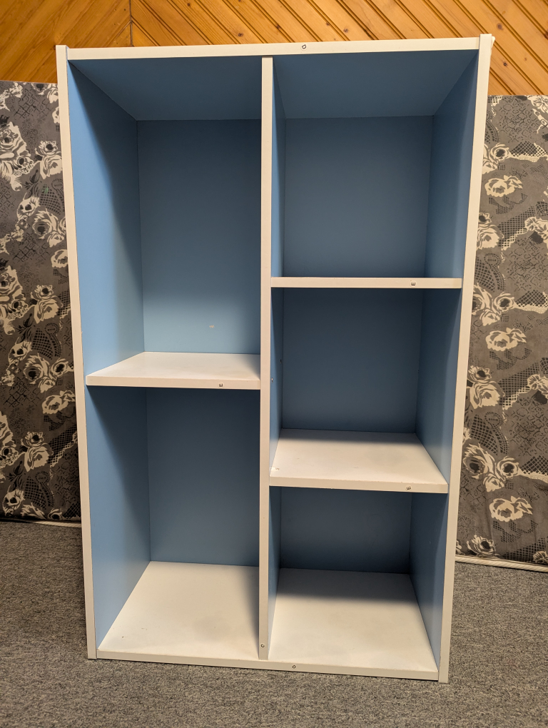 Blue & White Shelf Unit - photo 3