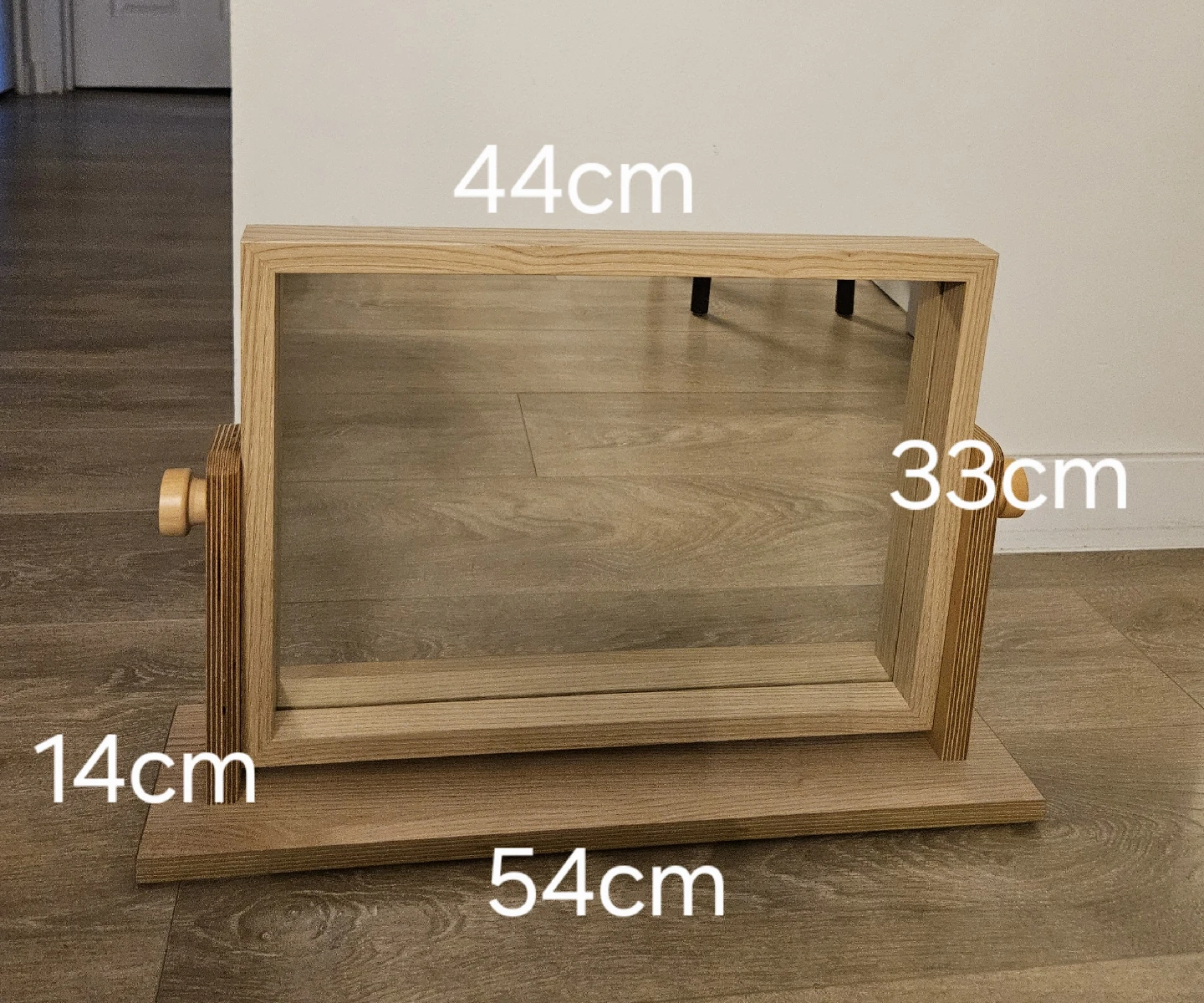 Wooden Framed Vanity Mirror