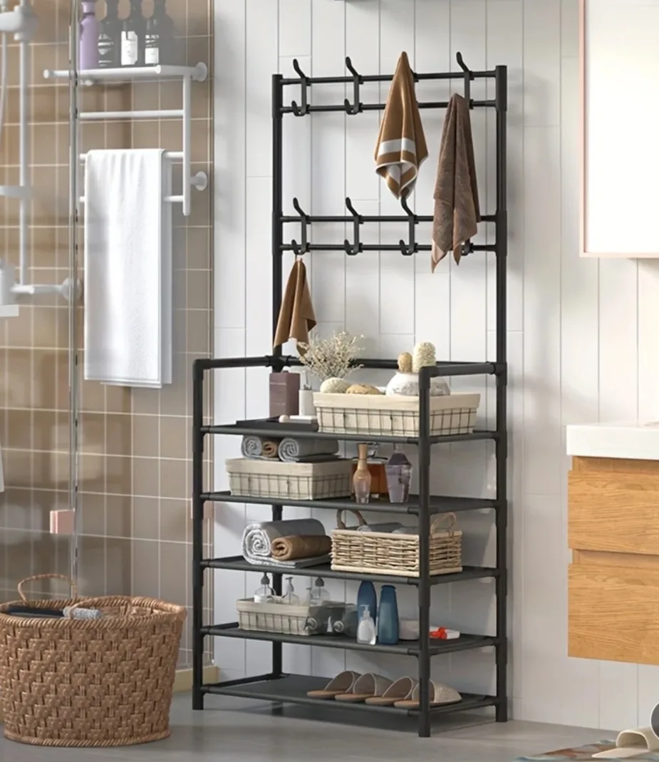 Shoe Rack with Coat Rack image indicator(4)