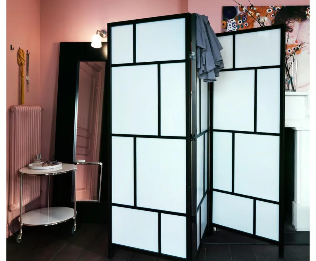 IKEA EKNE Room Divider - Black/White image indicator(2)