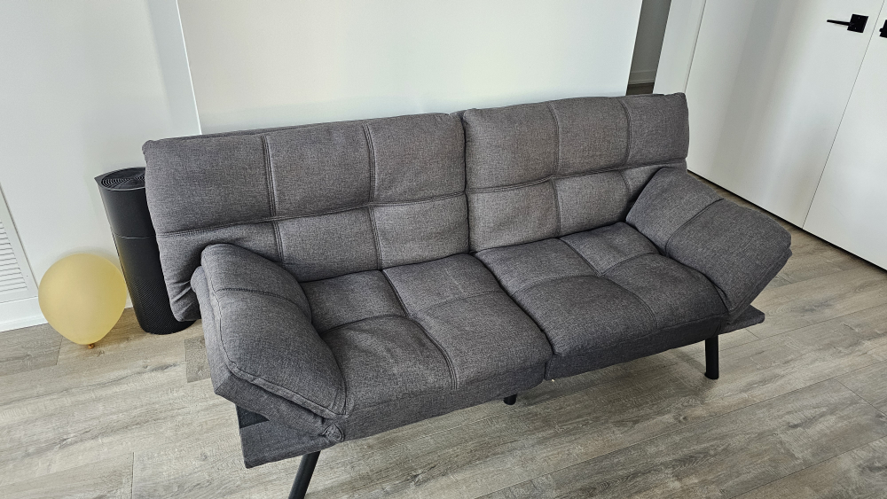 Latitude Run 71" Wide Futon Sofa Bed Couch