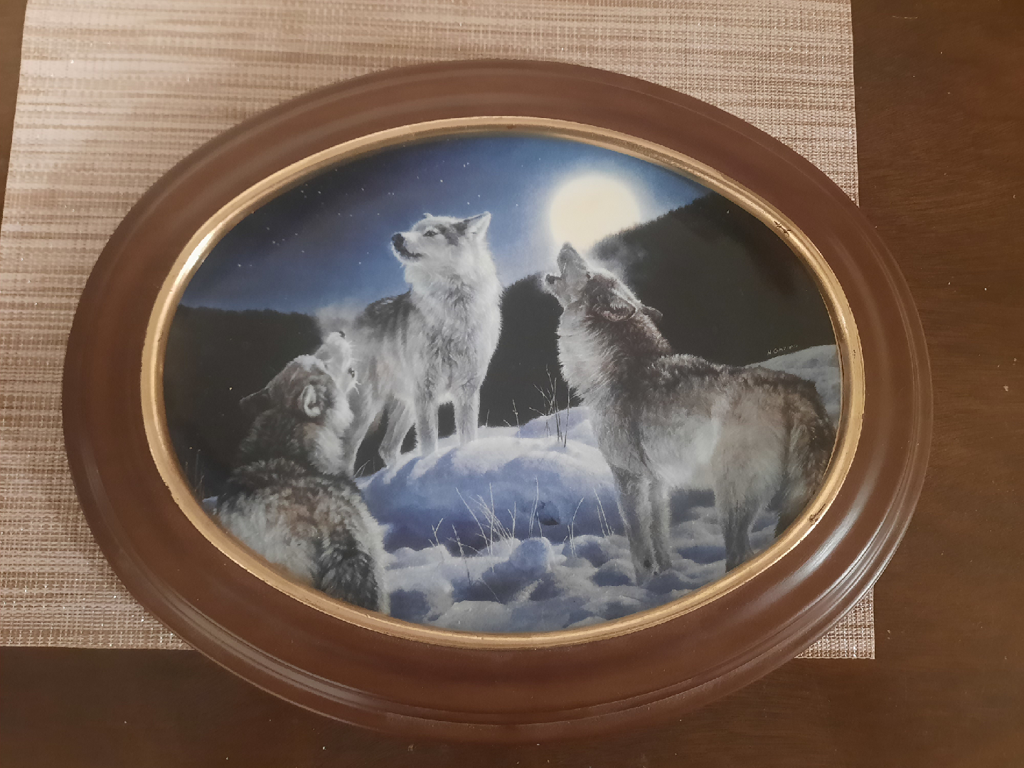 Canyon Moon Plate by Nancy Glazier