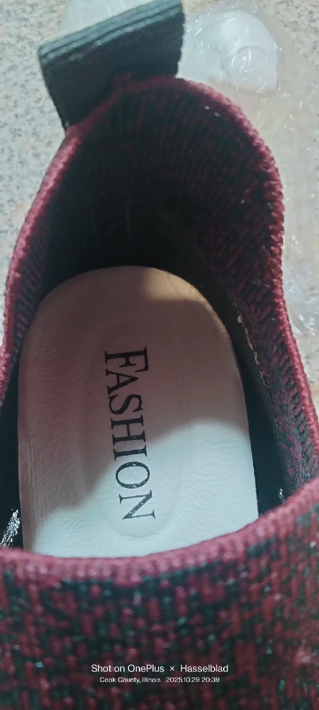 Burgundy Fashion Sneakers - photo 4