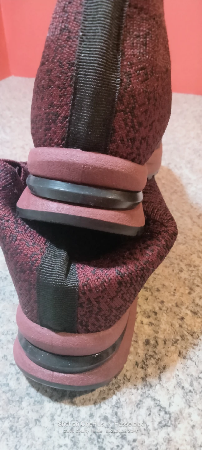 Burgundy Fashion Sneakers - photo 5