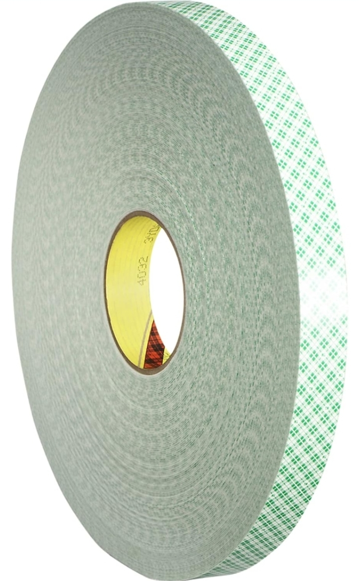 3M Double Coated Urethane Foam Tape 4032, Off White