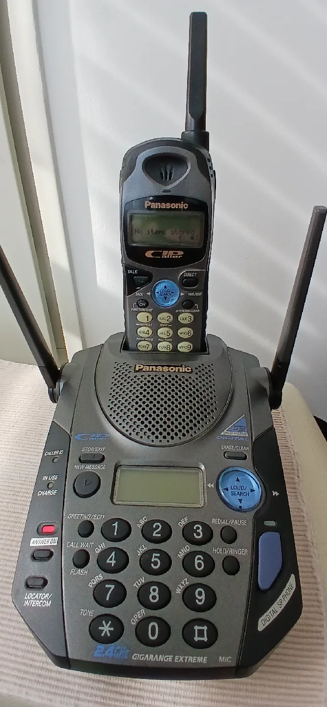 Panasonic digital spread spectrum cordless phone 2.4GHz image indicator(2)