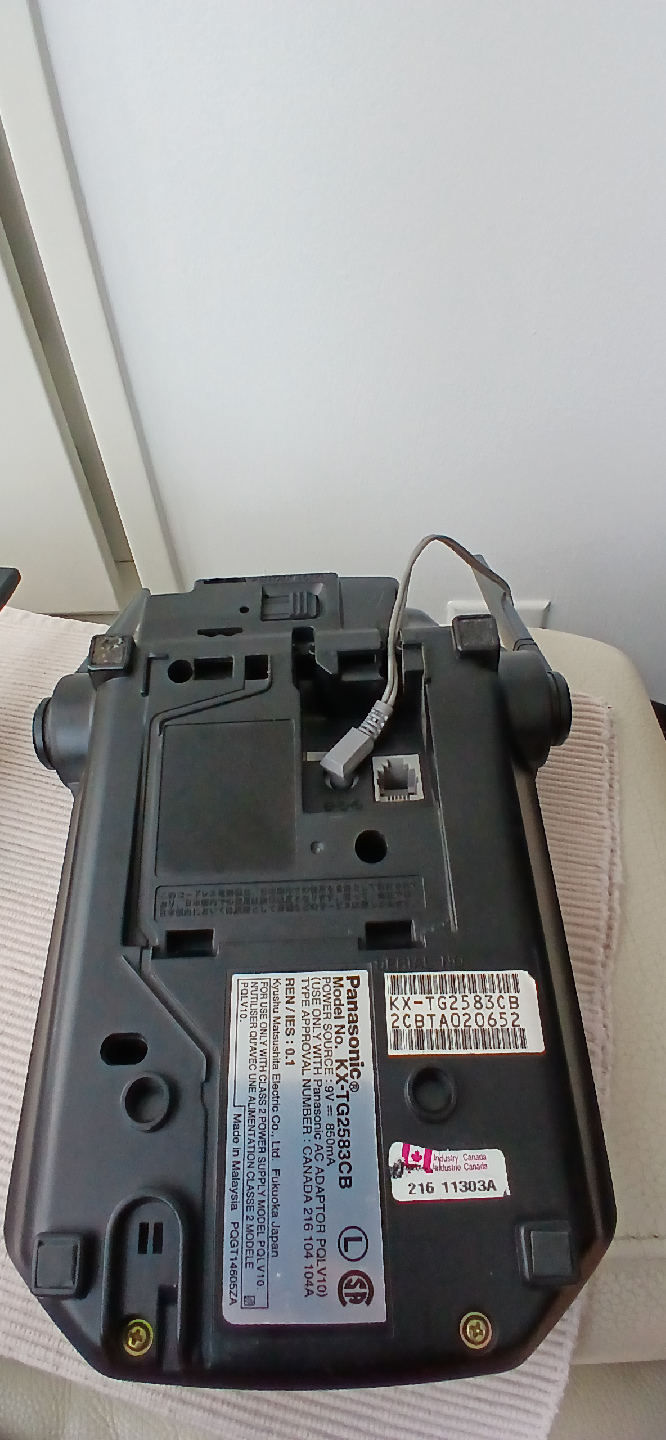 Panasonic digital spread spectrum cordless phone 2.4GHz - photo 3