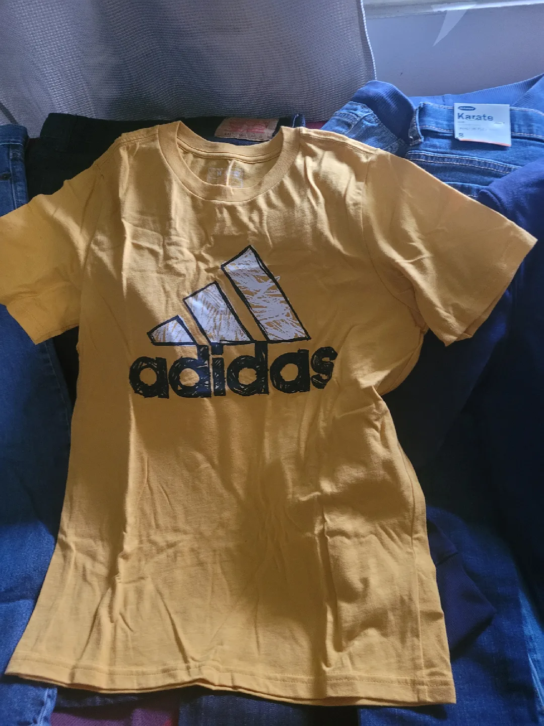 Adidas Yellow T-Shirt thumbnail