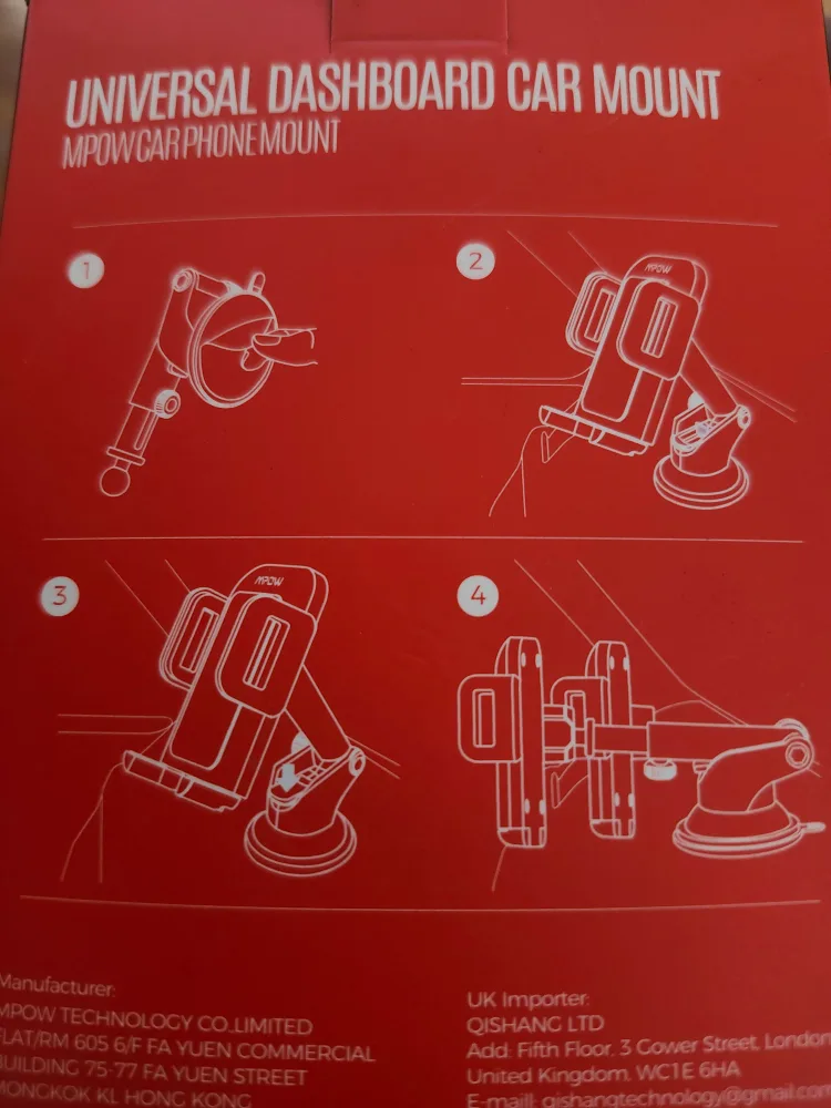 Mpow Universal Dashboard Car Mount image indicator(3)