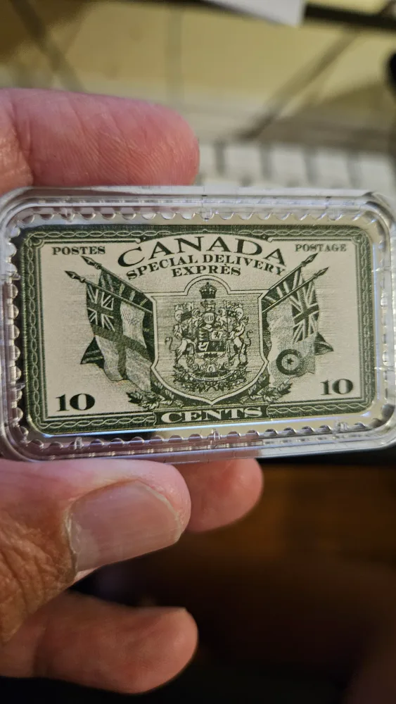 2019 $20 Fine Silver Coin - Canada's Historical Stamps image indicator(2)