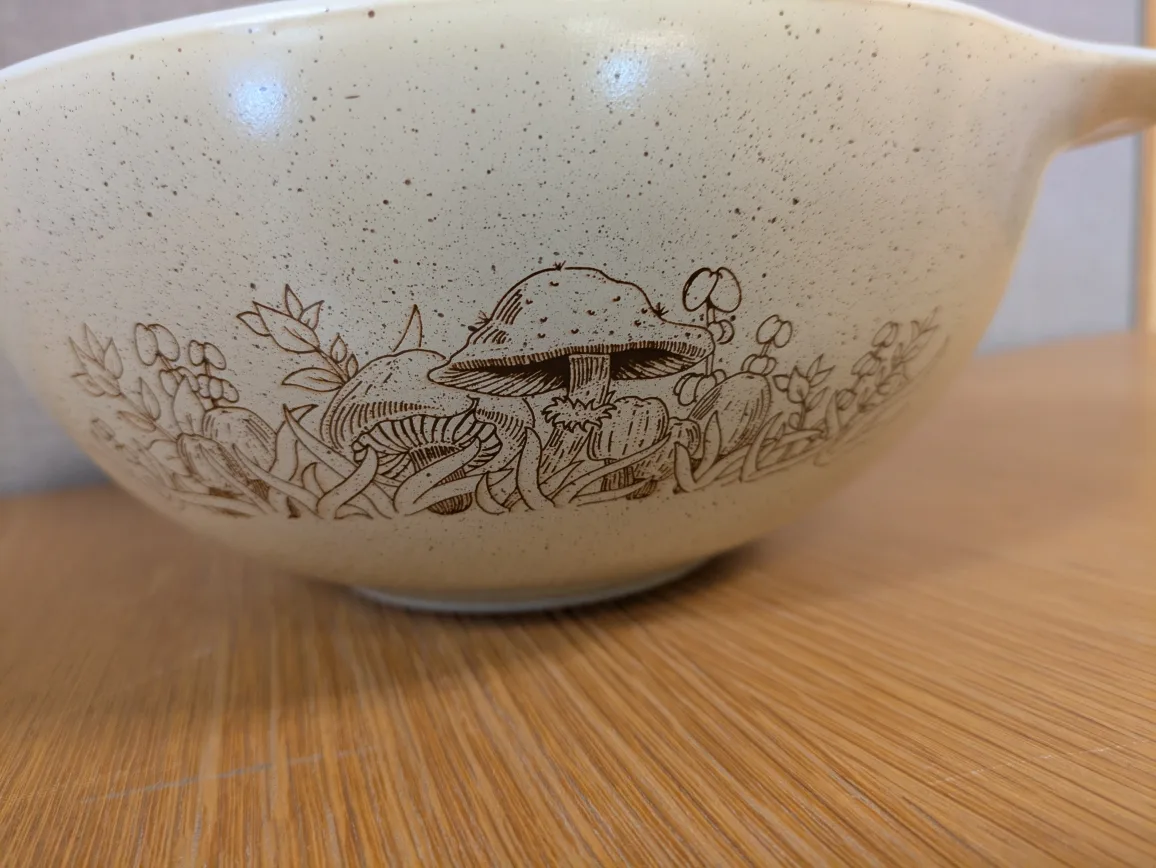 vintage PYREX Forest Fancies cinderella mixing bowl set image indicator(7)