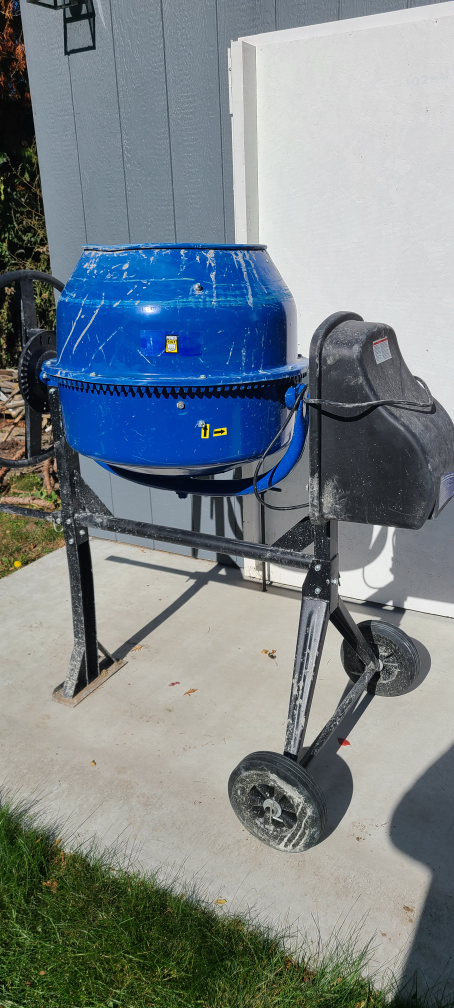 3.5 cu. ft Electric Cement Mixer