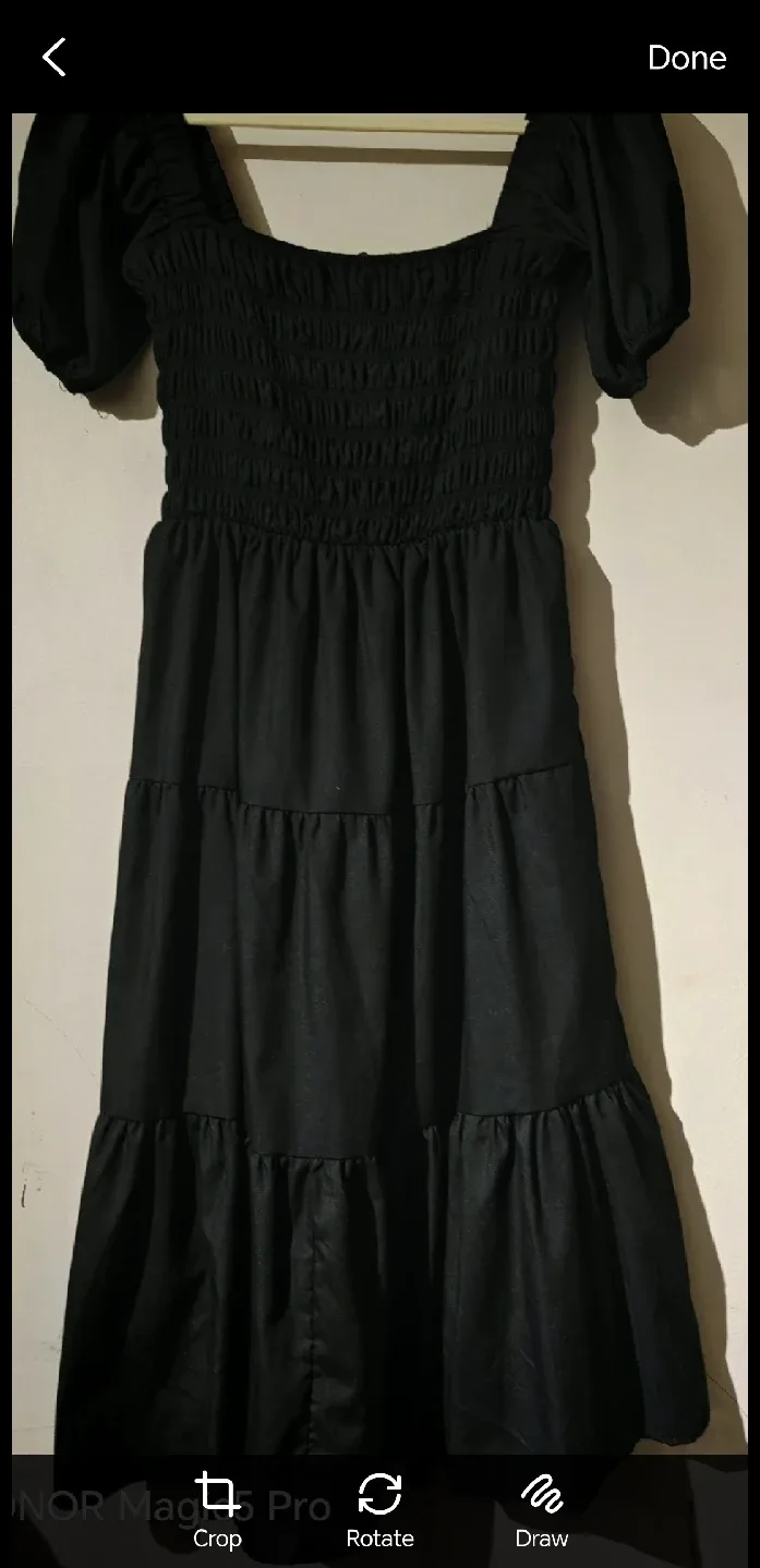 Floral Tiered Smocked Midi Dress image indicator(2)