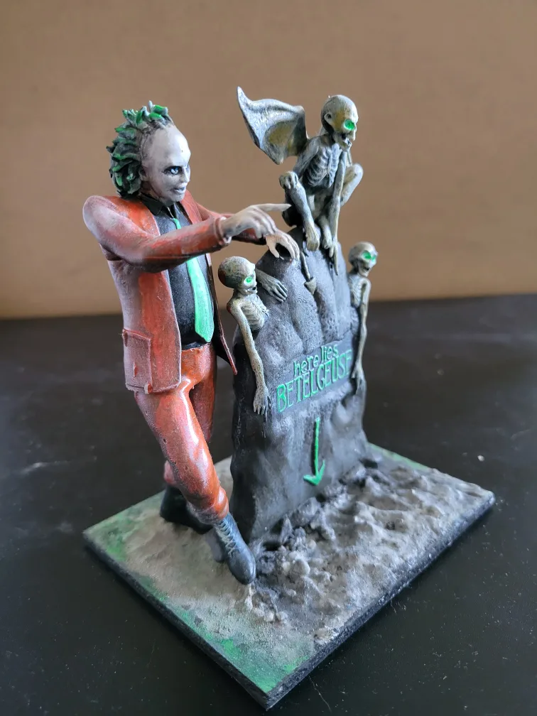 Beetlejuice 3D Printed Hand-Painted Figurine image indicator(3)