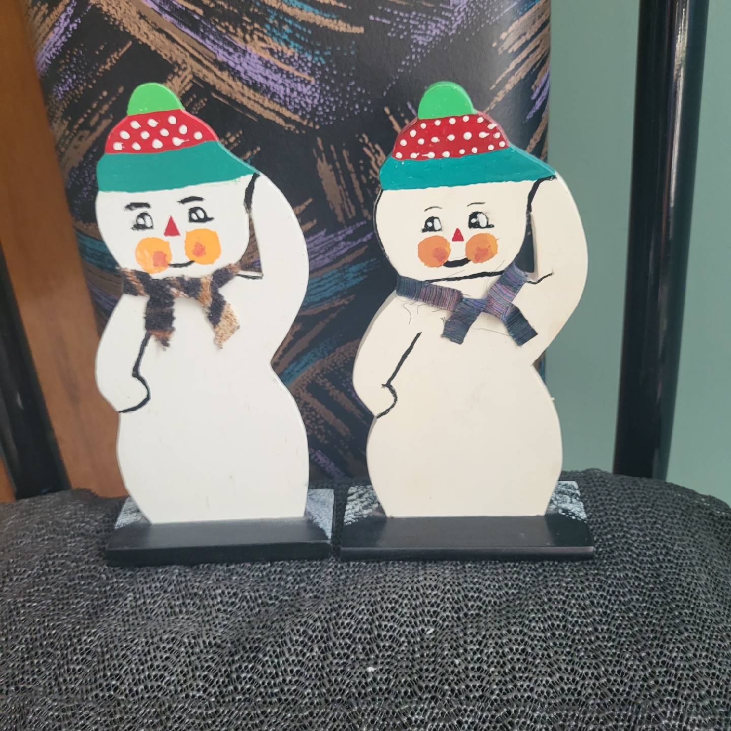 Snowman Figurines - Set of Two