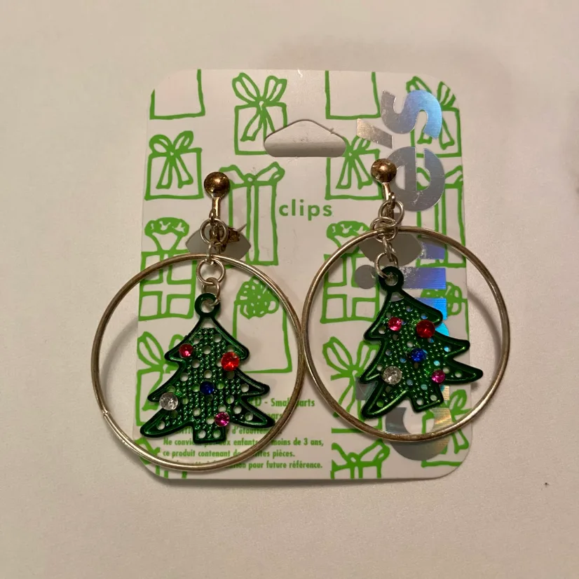Christmas Clip on Earrings thumbnail