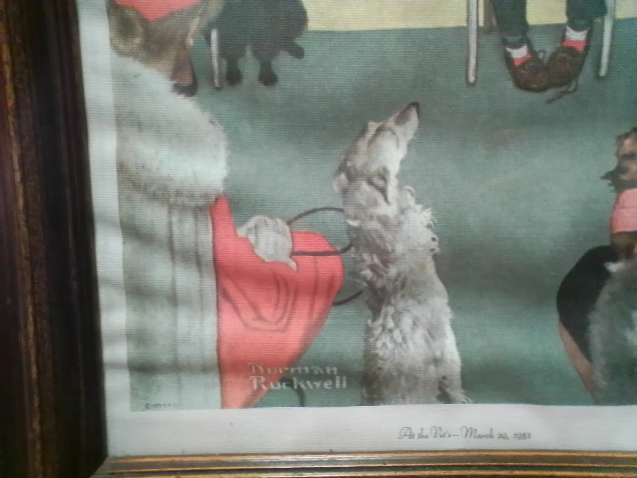 Norman Rockwell 'At the Vet' Print - photo 2