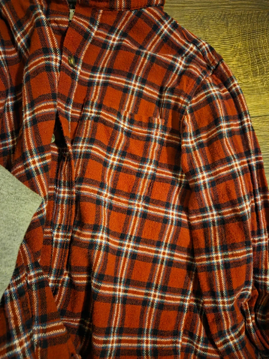 Flannel Hooded Shirts - Bundle of 3 (medium 10-12) image indicator(4)