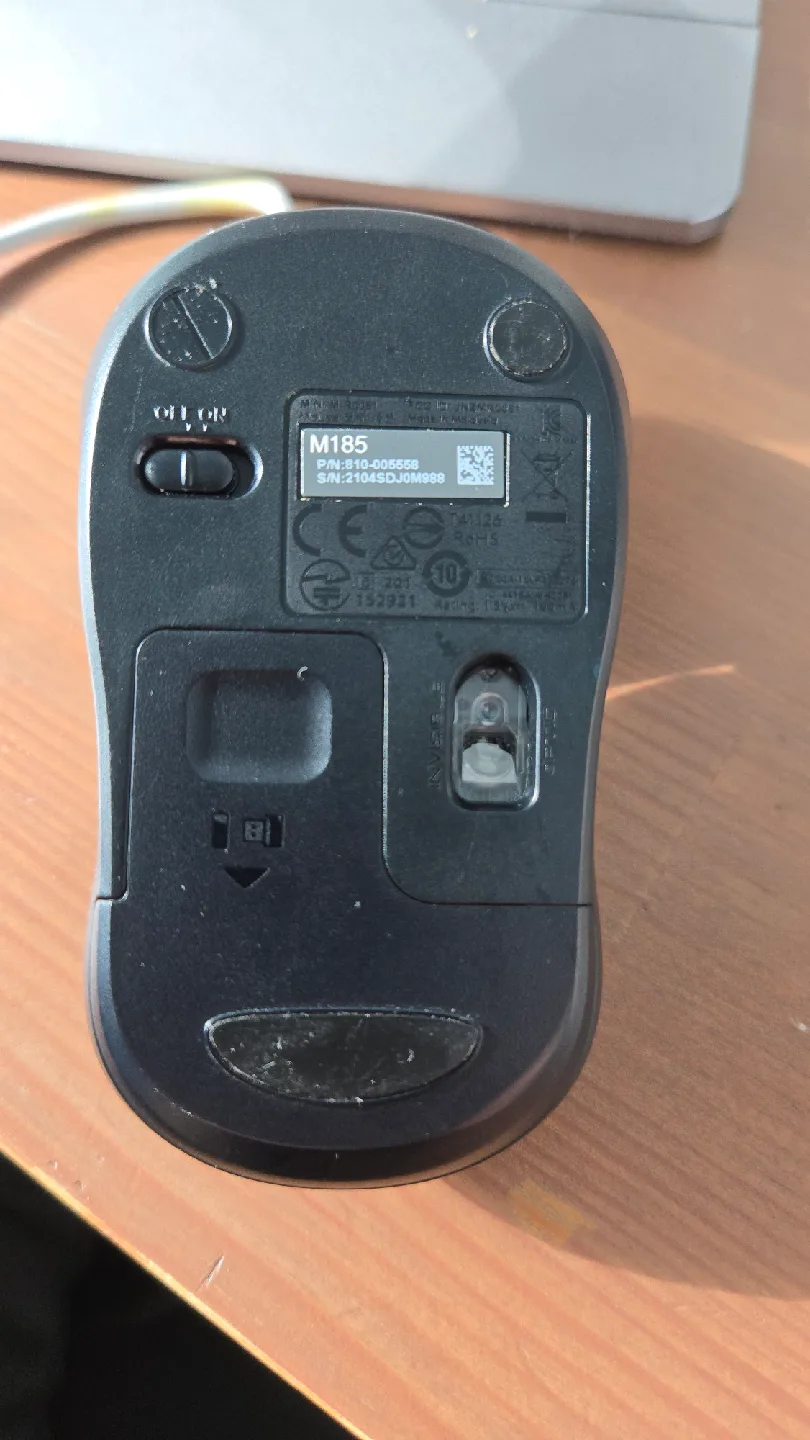 Logitech M185 Wireless Mouse - Grey image indicator(2)