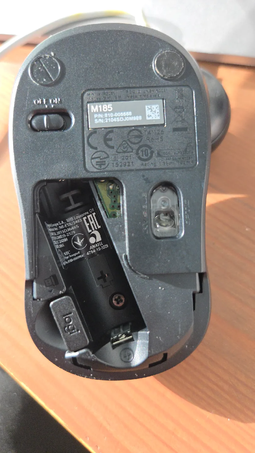 Logitech M185 Wireless Mouse - Grey image indicator(3)