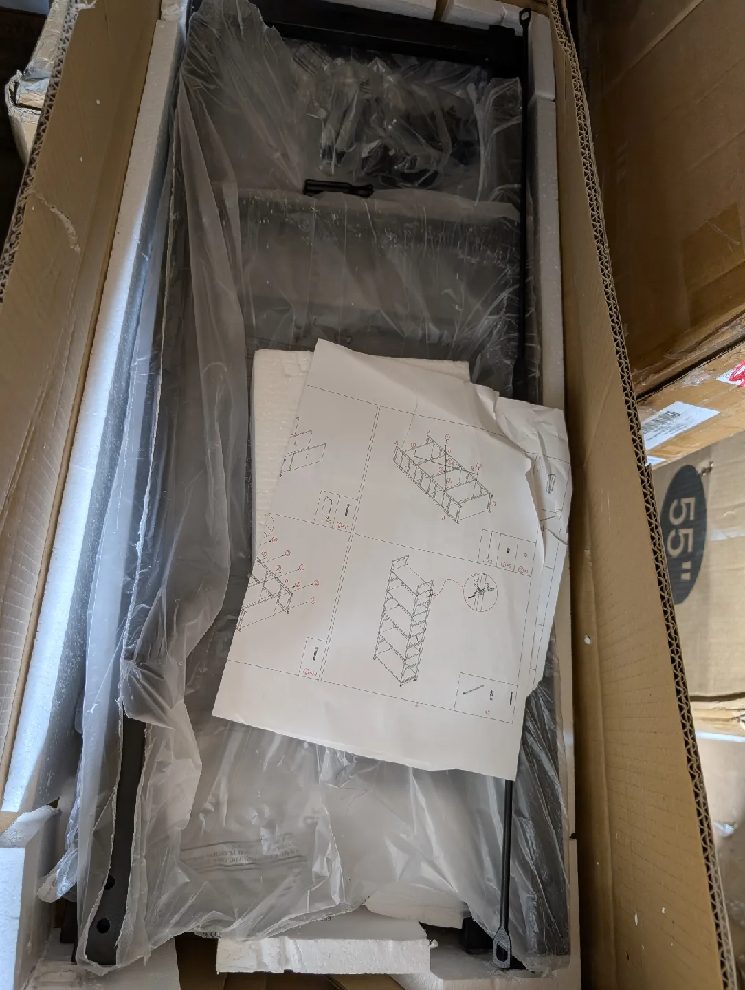 Black Metal 5-Tier Shelf image indicator(8)