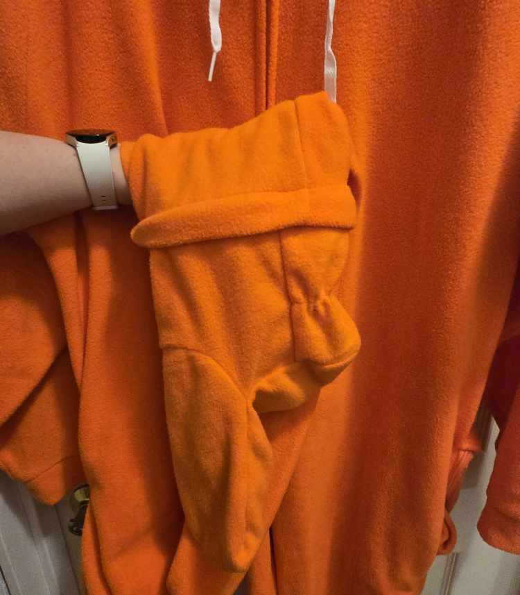 Forever Lazy Orange Onesie - Size L - photo 3