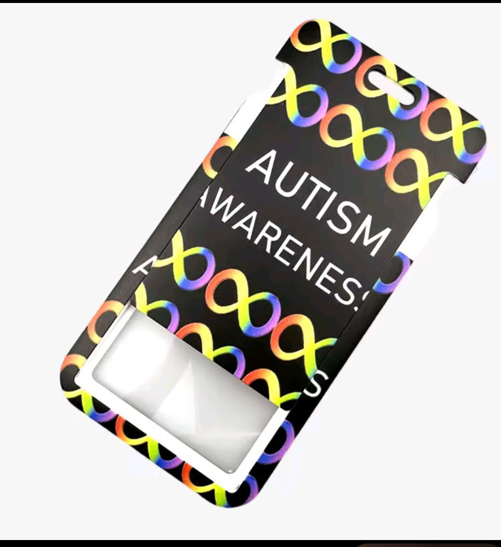 Autism Awareness Lanyard with ID Badge Holder - photo 5