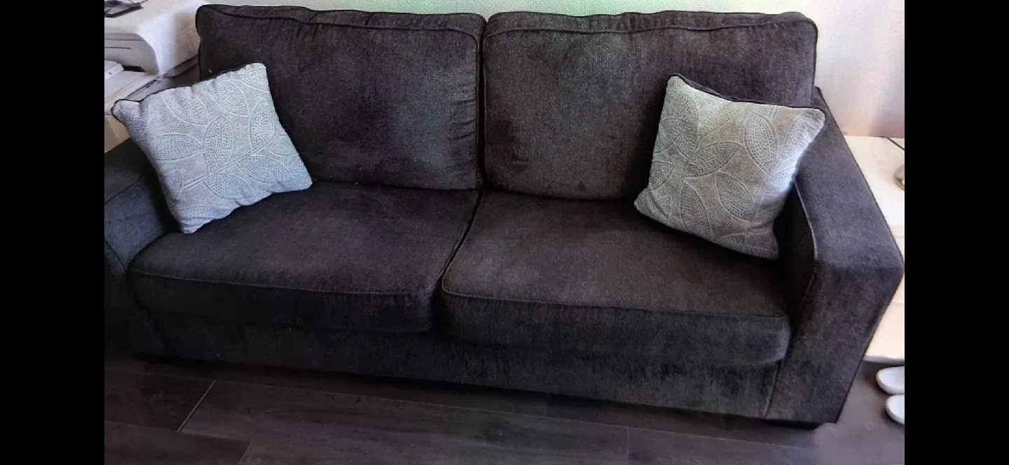 Dark Grey Loveseat Sofa image indicator(2)