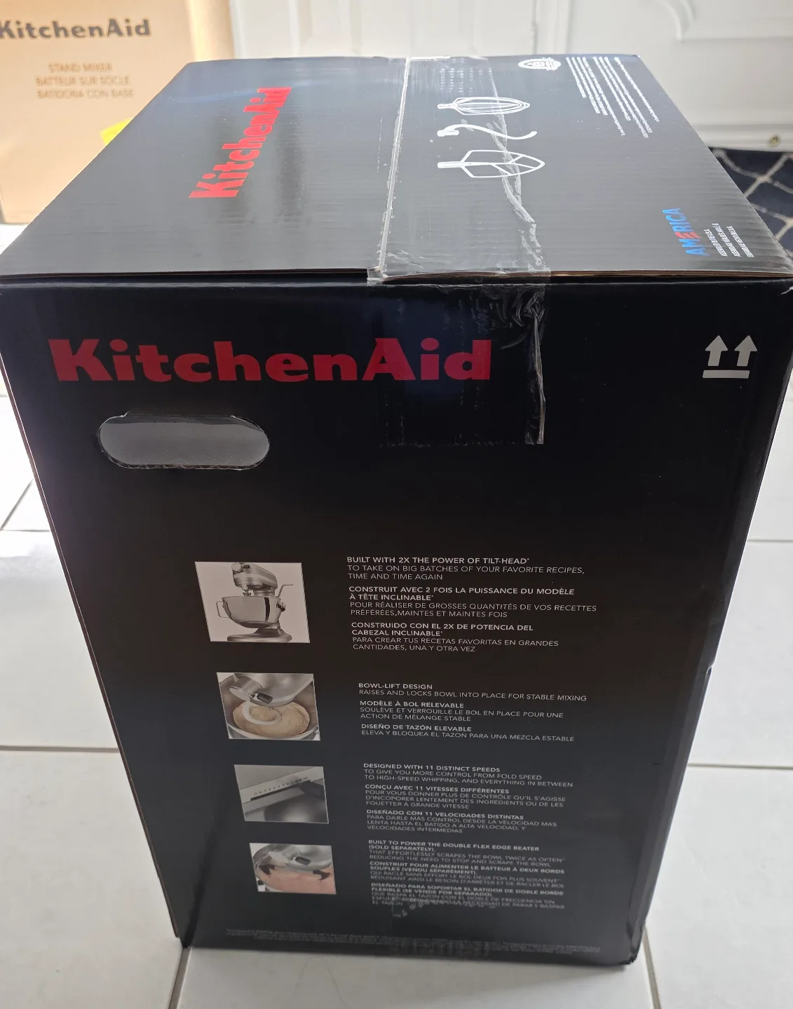 NEW KitchenAid 5.5 Quart Bowl-Lift Stand Mixer Contour Silver image indicator(6)