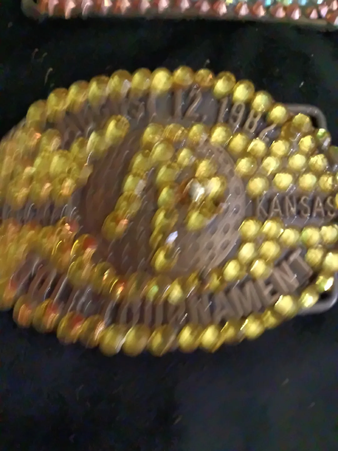 Vintage Rhinestone Eagle Belt Buckle image indicator(3)