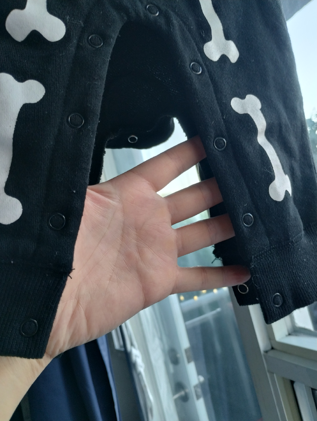 Baby Skeleton Onesie 12-18M - photo 3