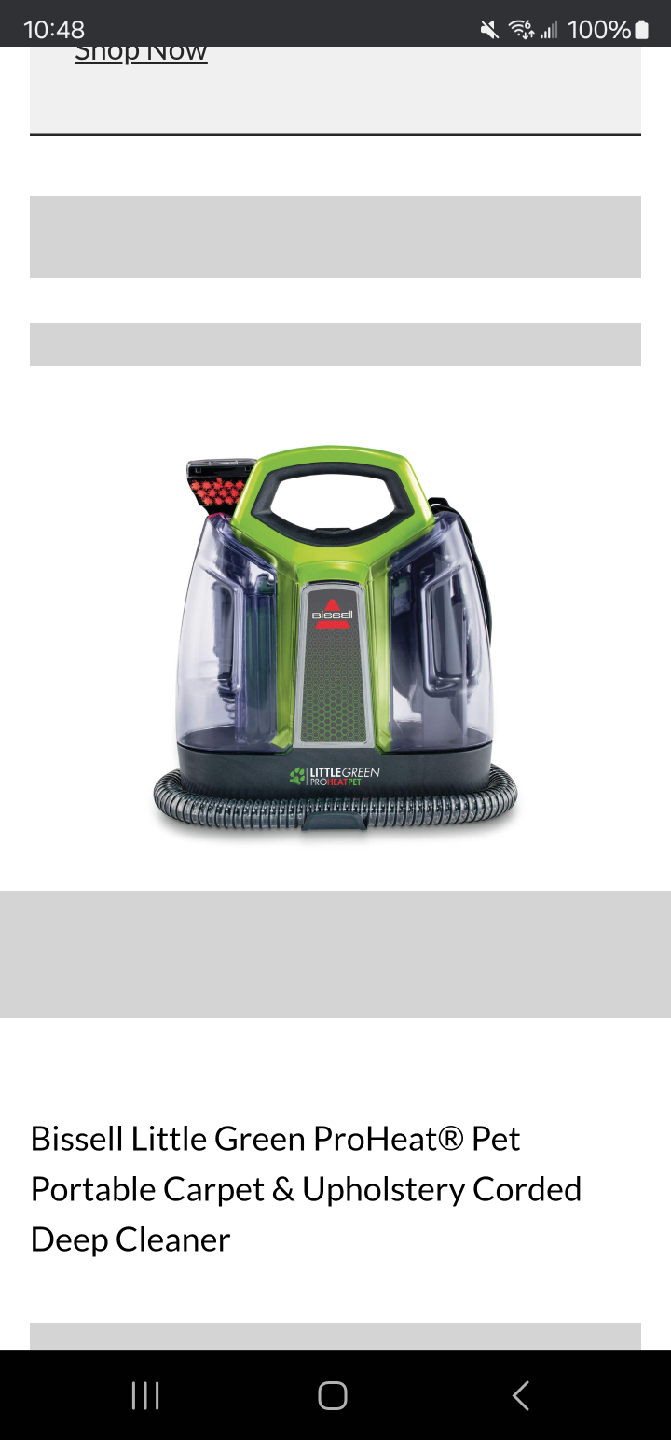 Bissell Little Green ProHeat Pet Carpet Cleaner