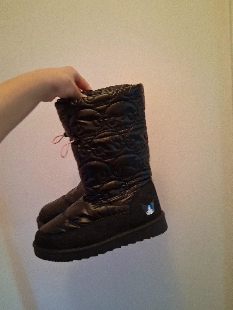 Kuromi Black Winter Boots image indicator(4)