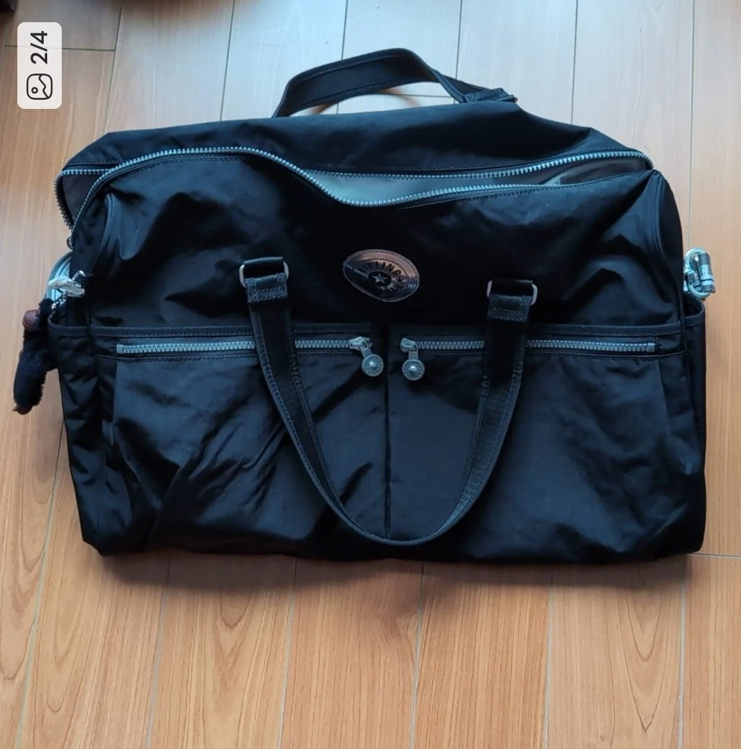 Brand New Kipling Black Travel Duffle Bag - photo 2