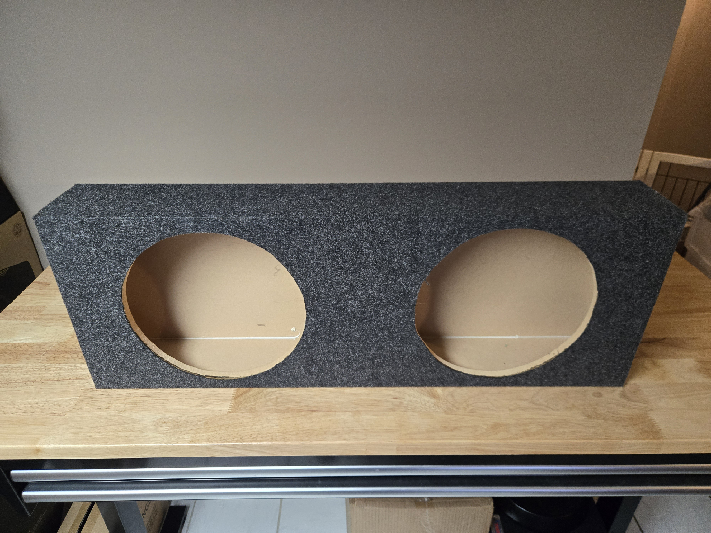 Brand New Dual Slim 12" Sealed Subwoofer Enclosure - photo 3