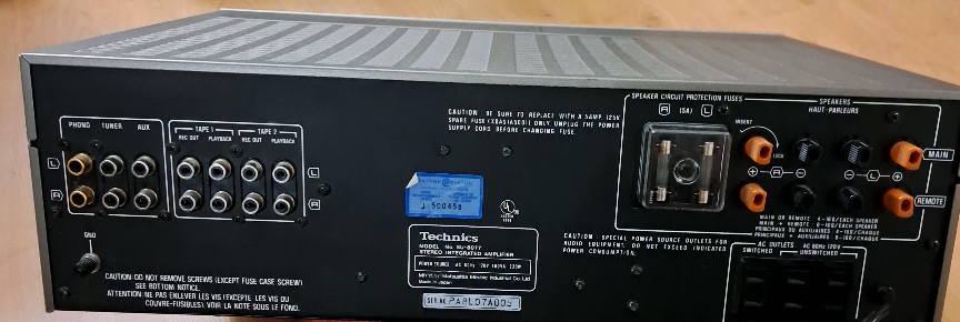 Vintage Technics SU-8077 Stereo Integrated Amplifier - photo 5