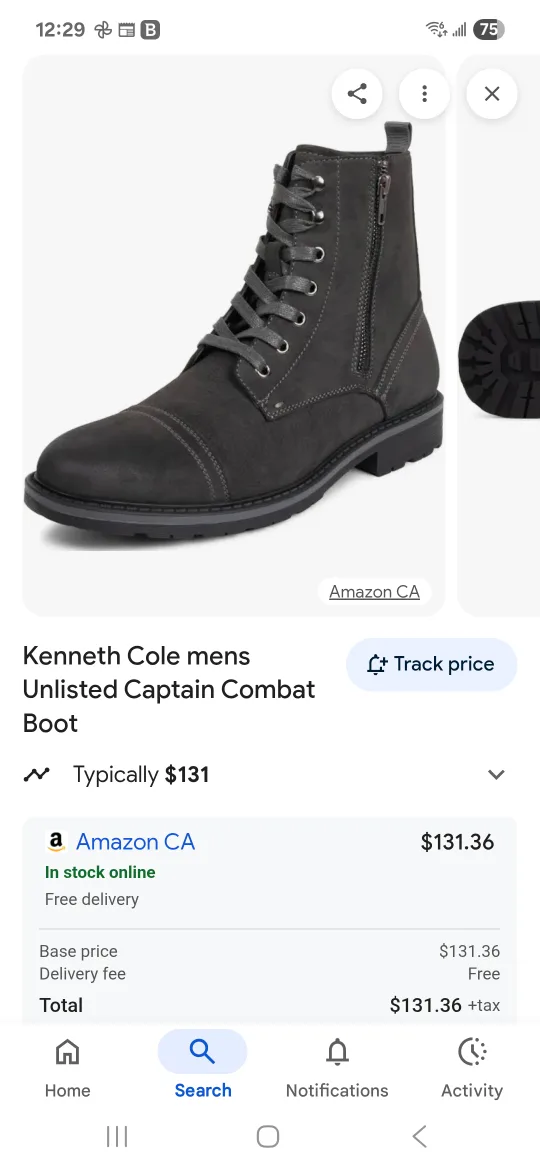 Reaction Kenneth Cole Combat Boots 🥾🥾 - Men's 11M image indicator(7)